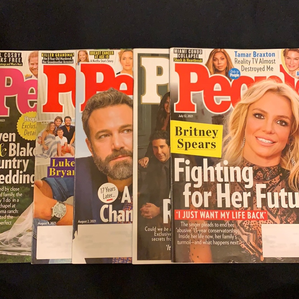People magazine lot 5 issues